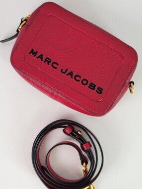 MARC JACOBS Mini Box Pebbled Leather Crossbody